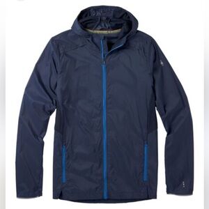 Smartwool Merino Sport Ultra Light Full Zip Hoodie Navy Size XL Men’s‎